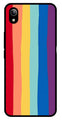 Rainbow MultiColor Metal Mobile Case for Vivo Y91i   (Design No -03)