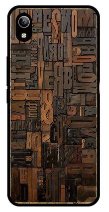 Alphabets Metal Mobile Case for Vivo Y90