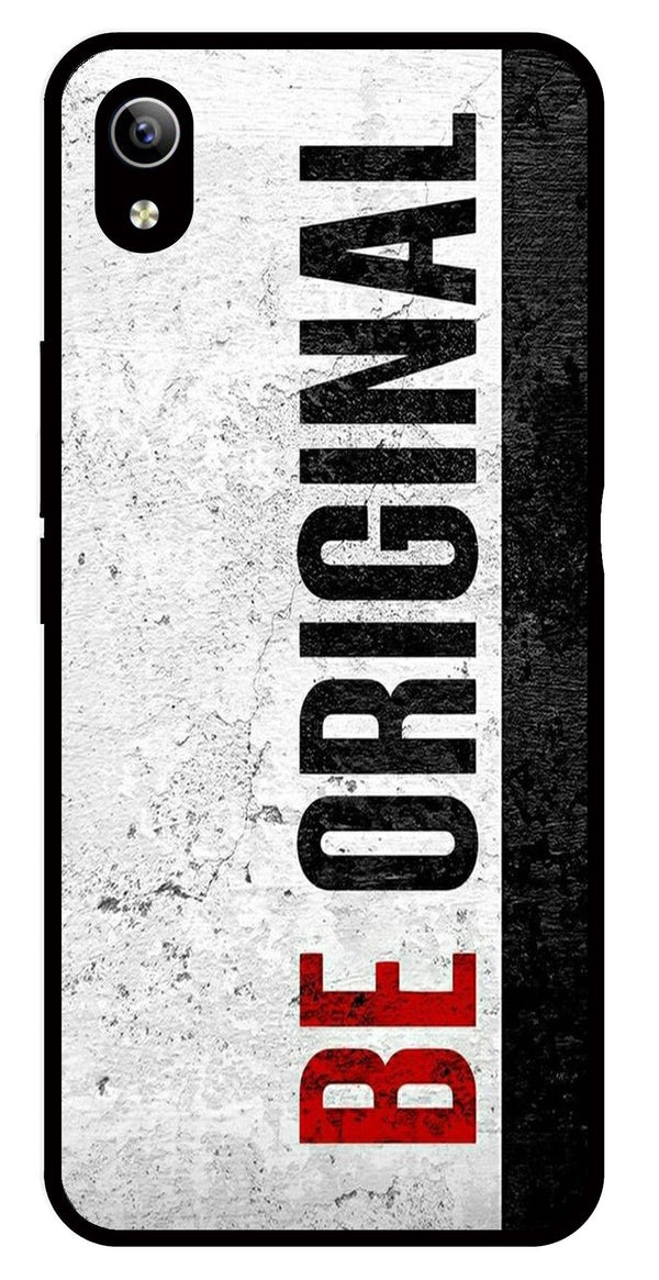 Be Original Metal Mobile Case for Vivo Y90   (Design No -38)