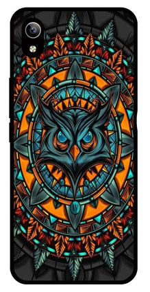 Owl Pattern Metal Mobile Case for Vivo Y90