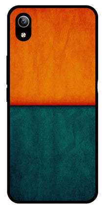 Orange Green Pattern Metal Mobile Case for Vivo Y90
