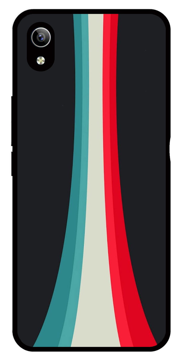 Modern Art Colorful Metal Mobile Case for Vivo Y90   (Design No -48)