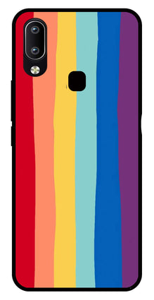 Rainbow MultiColor Metal Mobile Case for Vivo Y91