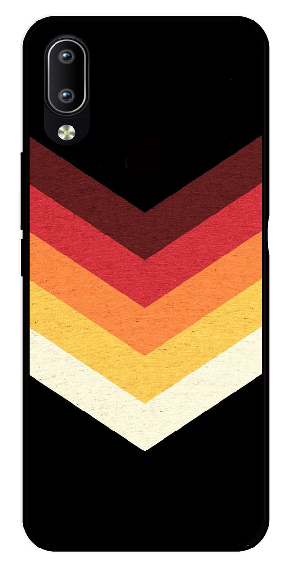 MultiColor Arrow Metal Mobile Case for Vivo Y95   (Design No -04)
