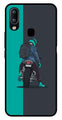 Bike Lover Metal Mobile Case for Vivo Y91   (Design No -05)