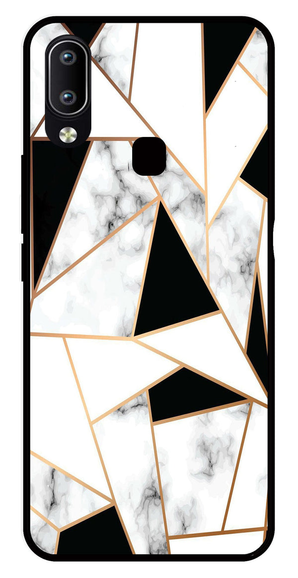 Marble Design2 Metal Mobile Case for Vivo Y95   (Design No -08)