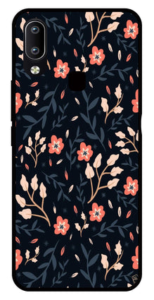 Floral Pattern Metal Mobile Case for Vivo Y91