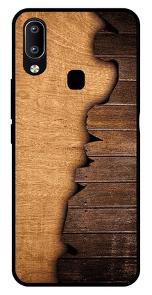 Wooden Design Metal Mobile Case for Vivo Y91