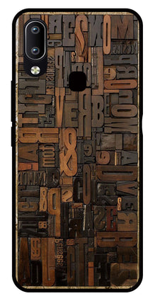 Alphabets Metal Mobile Case for Vivo Y95