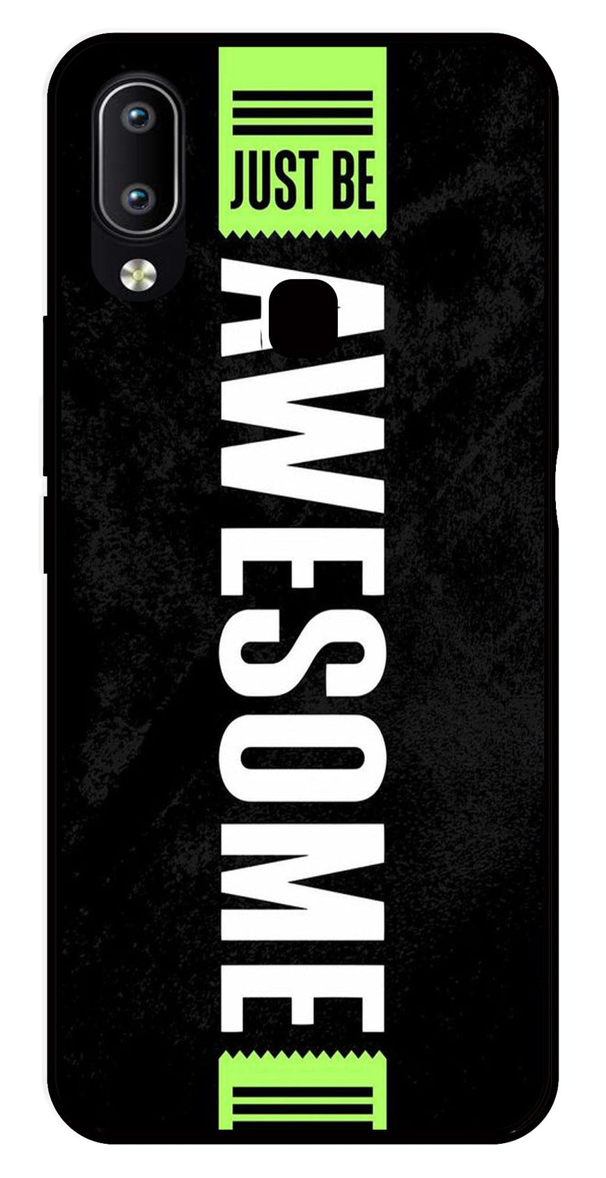 Awesome Metal Mobile Case for Vivo Y91   (Design No -33)