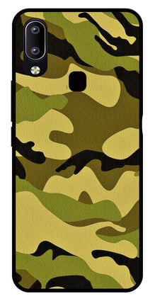 Army Pattern Metal Mobile Case for Vivo Y91