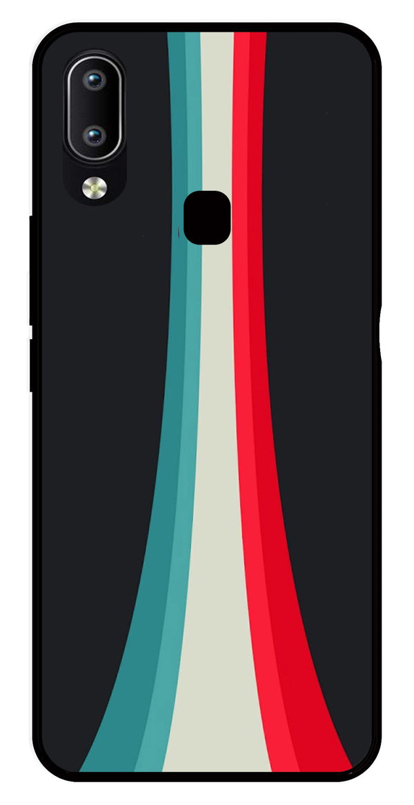 Modern Art Colorful Metal Mobile Case for Vivo Y95   (Design No -48)