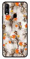 Autumn leaves Metal Mobile Case for Vivo Y91   (Design No -55)