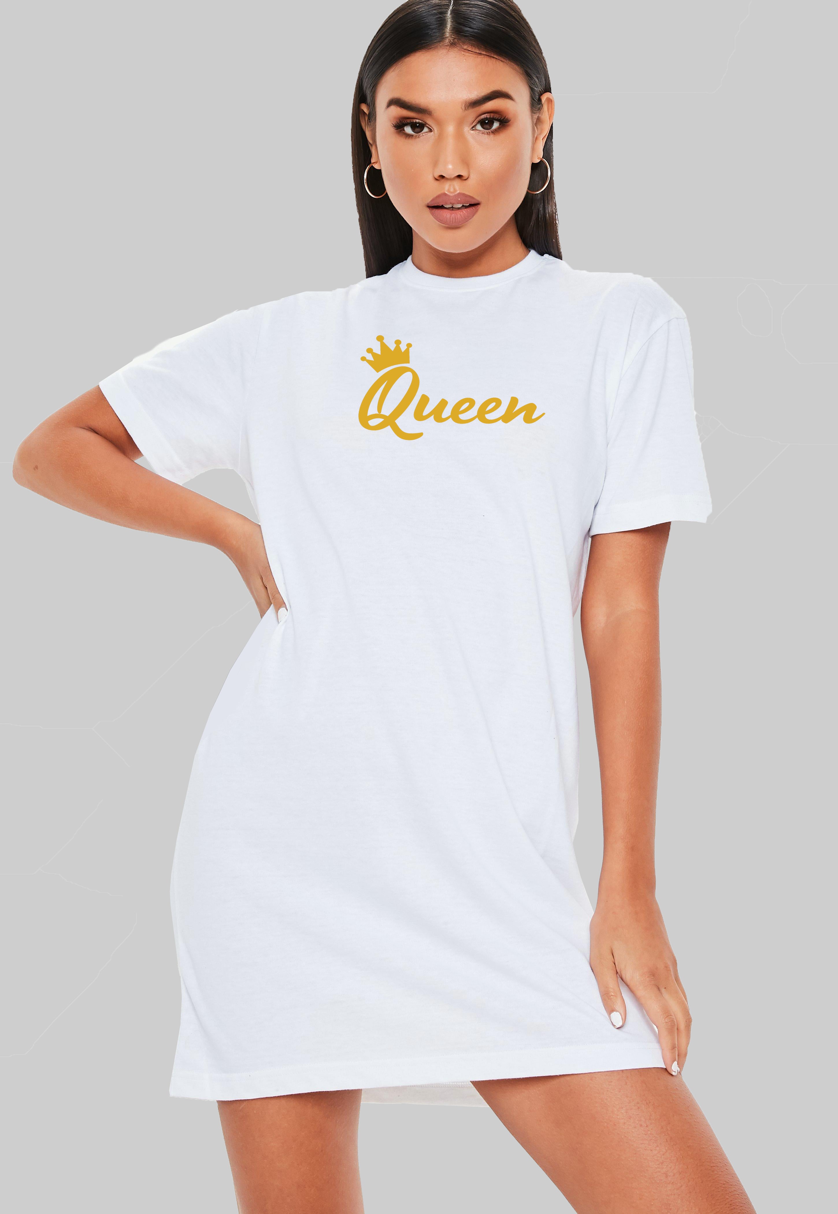 Queen T-Shirt Dress