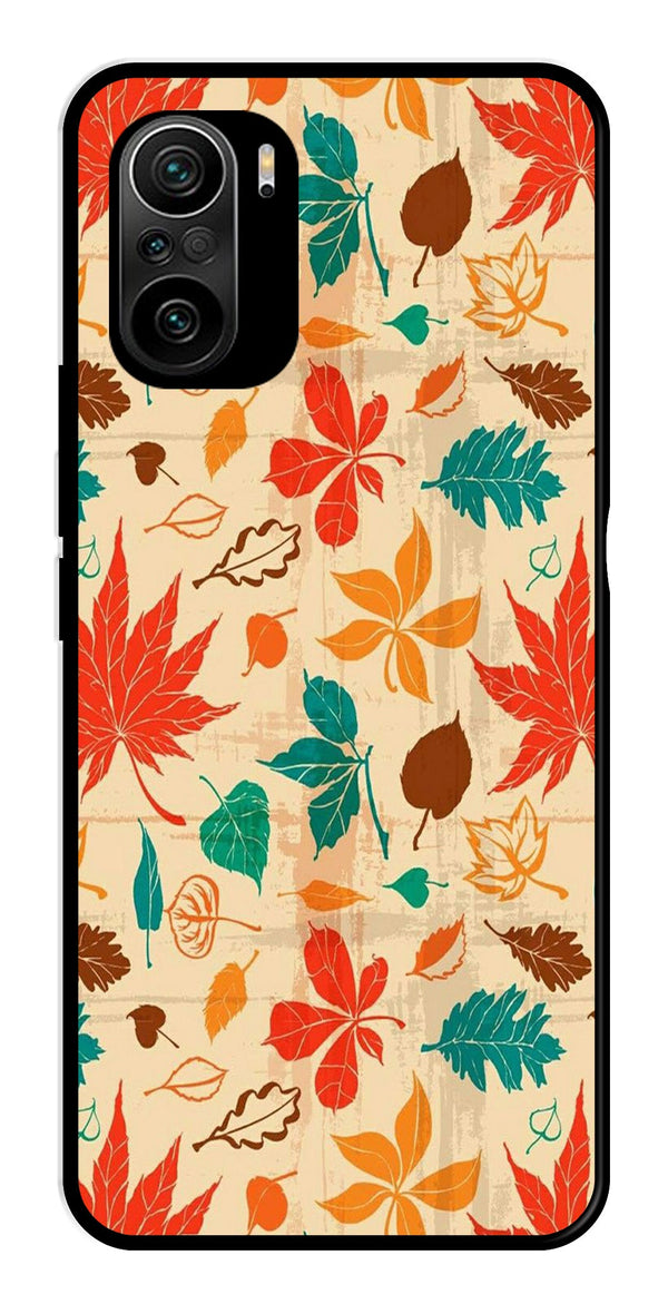 Leafs Design Metal Mobile Case for Xiaomi 11X   (Design No -14)
