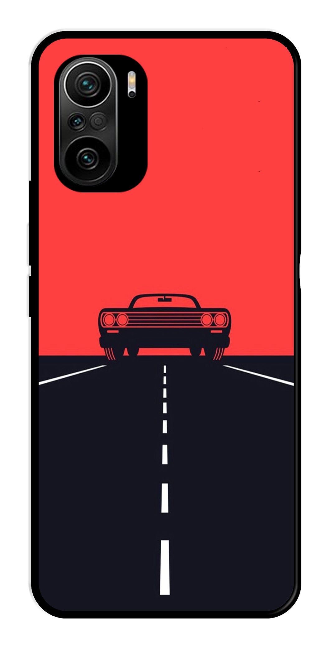 Car Lover Metal Mobile Case for Xiaomi 11X   (Design No -21)