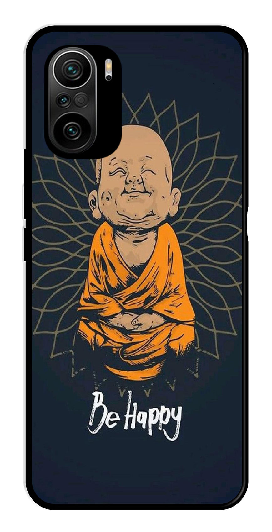 Be Happy Metal Mobile Case for Xiaomi 11X   (Design No -27)