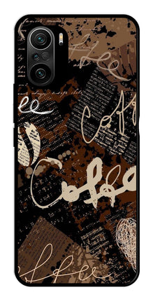 Coffee Pattern Metal Mobile Case for Xiaomi 11X