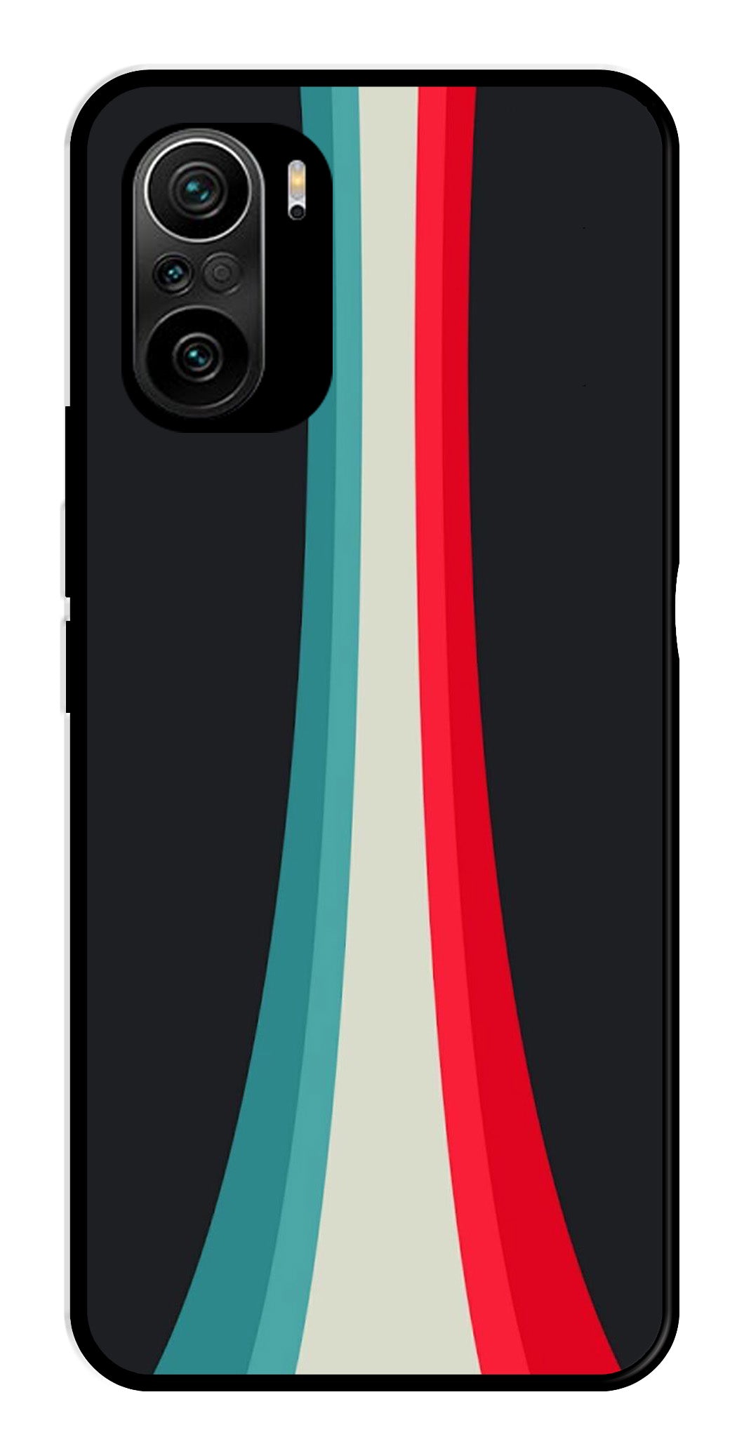 Modern Art Colorful Metal Mobile Case for Xiaomi 11X   (Design No -48)