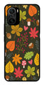 Leaves Design Metal Mobile Case for Xiaomi 11X   (Design No -51)