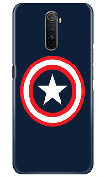Captain America Mobile Back Case for Realme X2 Pro (Design - 42)