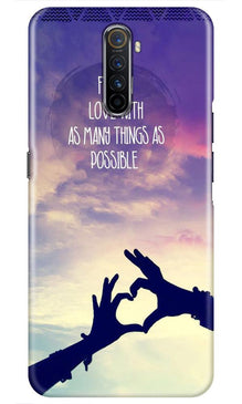 Fall in love Mobile Back Case for Realme X2 Pro (Design - 50)