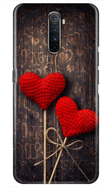 Red Hearts Mobile Back Case for Realme X2 Pro (Design - 80)