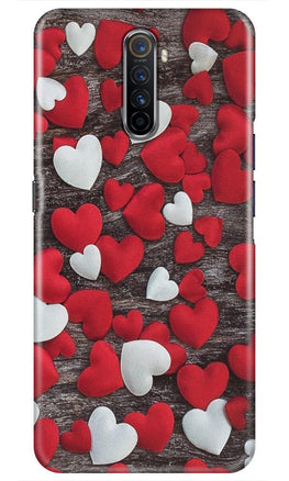 Red White Hearts Case for Realme X2 Pro(Design - 105)
