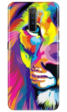 Colorful Lion Mobile Back Case for Realme X2 Pro  (Design - 110)