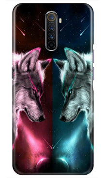 Wolf fight Mobile Back Case for Realme X2 Pro (Design - 221)