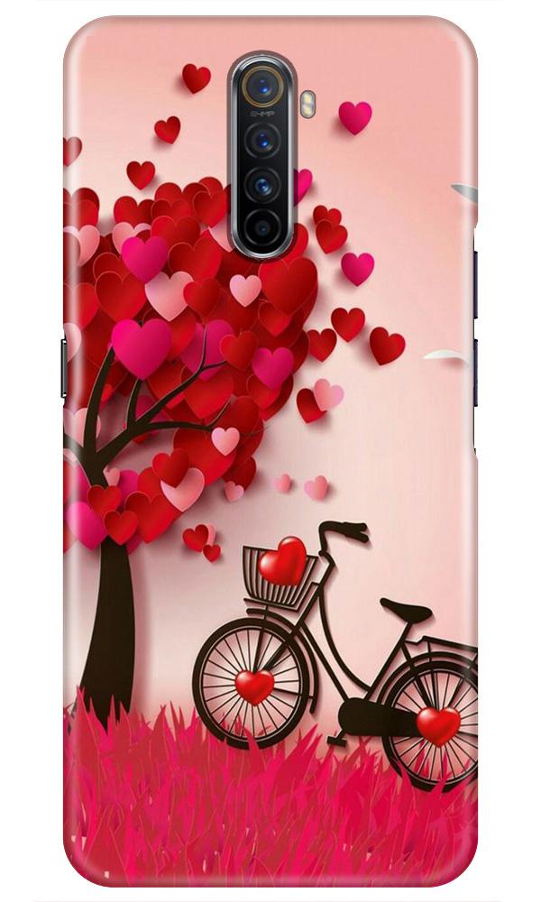 Red Heart Cycle Case for Realme X2 Pro (Design No. 222)
