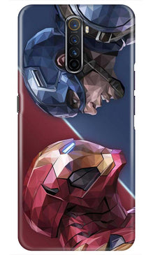 Ironman Captain America Mobile Back Case for Realme X2 Pro (Design - 245)