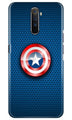 Captain America Shield Case for Realme X2 Pro (Design No. 253)
