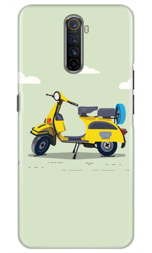 Vintage Scooter Mobile Back Case for Realme X2 Pro (Design - 260)