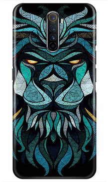 Lion Mobile Back Case for Realme X2 Pro  (Design - 314)