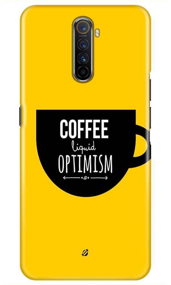 Coffee Optimism Mobile Back Case for Realme X2 Pro  (Design - 353)