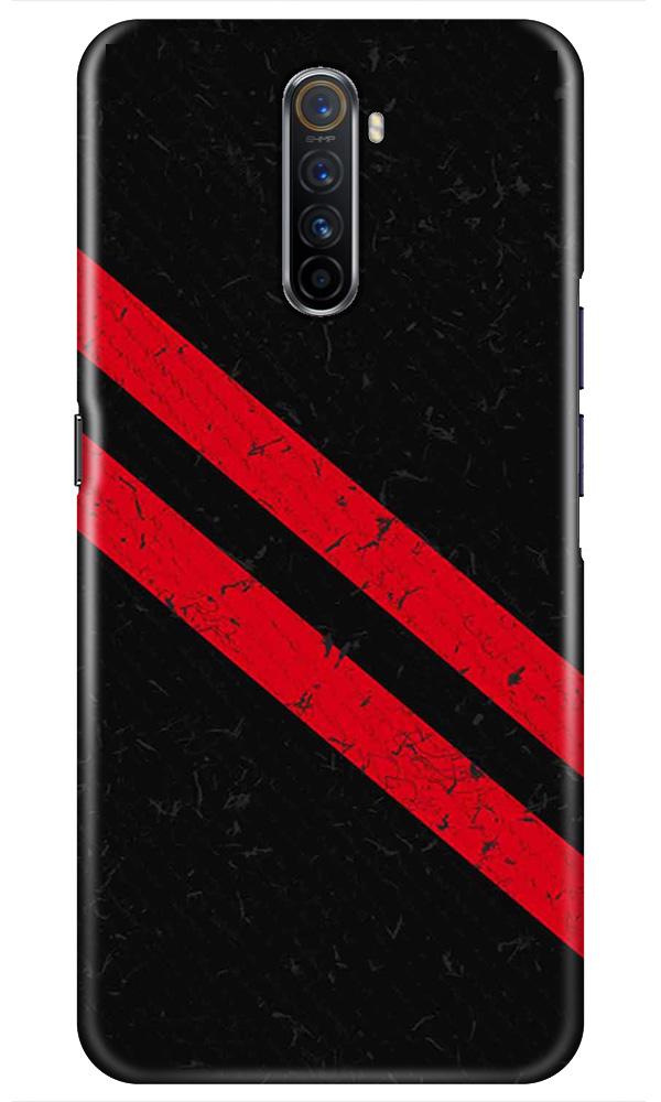 Black Red Pattern Mobile Back Case for Realme X2 Pro  (Design - 373)