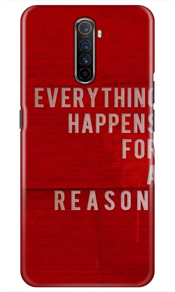 Everything Happens Reason Mobile Back Case for Realme X2 Pro  (Design - 378)