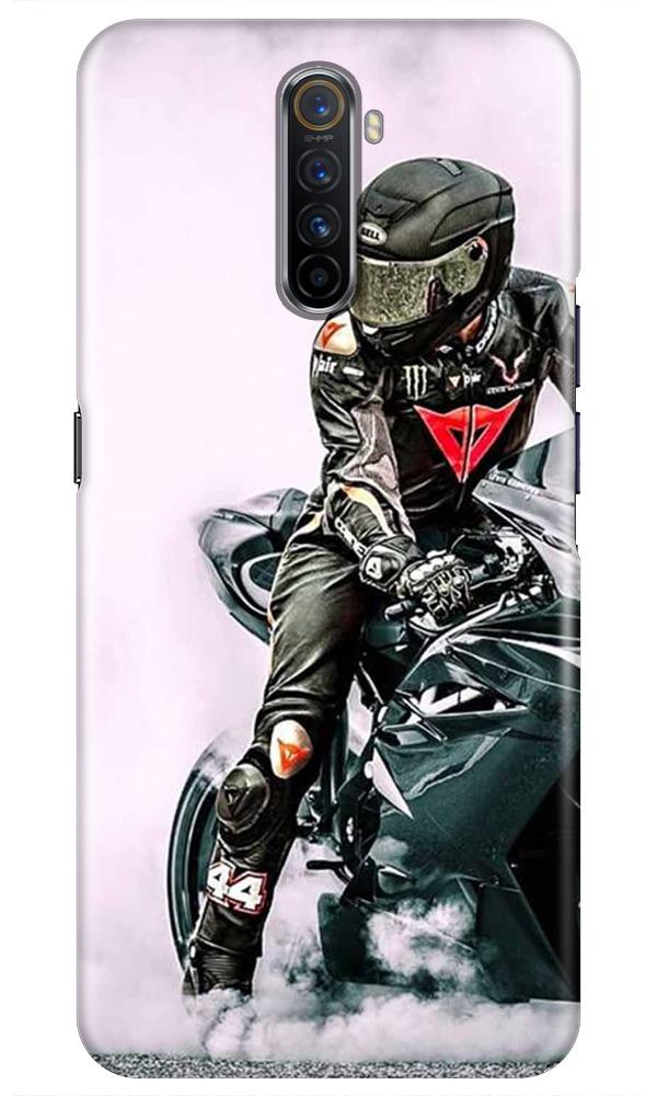 Biker Mobile Back Case for Realme X2 Pro  (Design - 383)