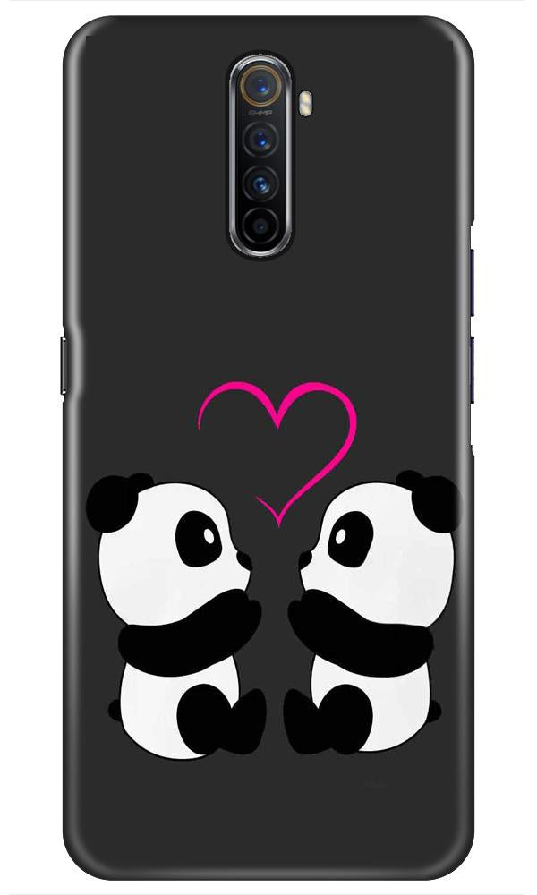 Panda Love Mobile Back Case for Realme X2 Pro  (Design - 398)