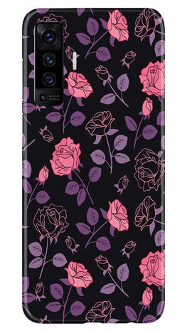 Rose Black Background Case for Vivo X50