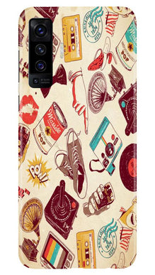 Vintage Mobile Back Case for Vivo X50 (Design - 35)