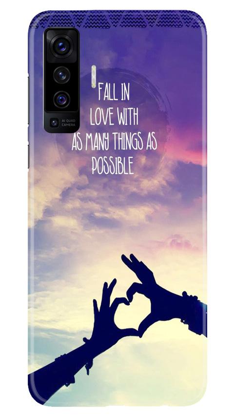 Fall in love Case for Vivo X50
