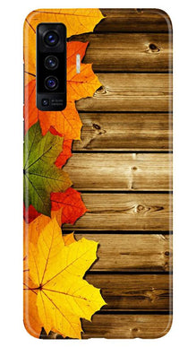 Wooden look3 Mobile Back Case for Vivo X50 (Design - 61)
