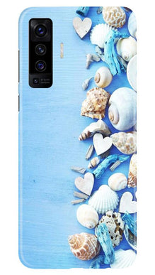 Sea Shells2 Mobile Back Case for Vivo X50 (Design - 64)