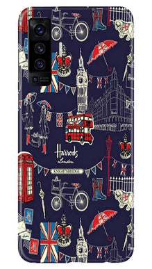 Love London Mobile Back Case for Vivo X50 (Design - 75)