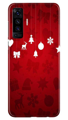 Christmas Mobile Back Case for Vivo X50 (Design - 78)