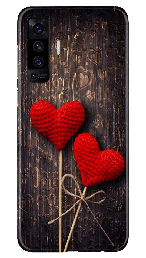 Red Hearts Case for Vivo X50
