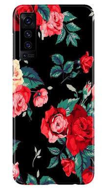 Red Rose2 Mobile Back Case for Vivo X50 (Design - 81)