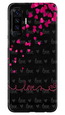 Love in Air Mobile Back Case for Vivo X50 (Design - 89)